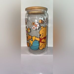 16oz glass cup